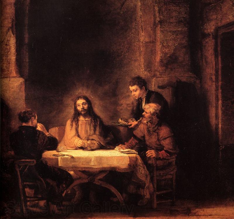 REMBRANDT Harmenszoon van Rijn Supper at Emmaus   fu